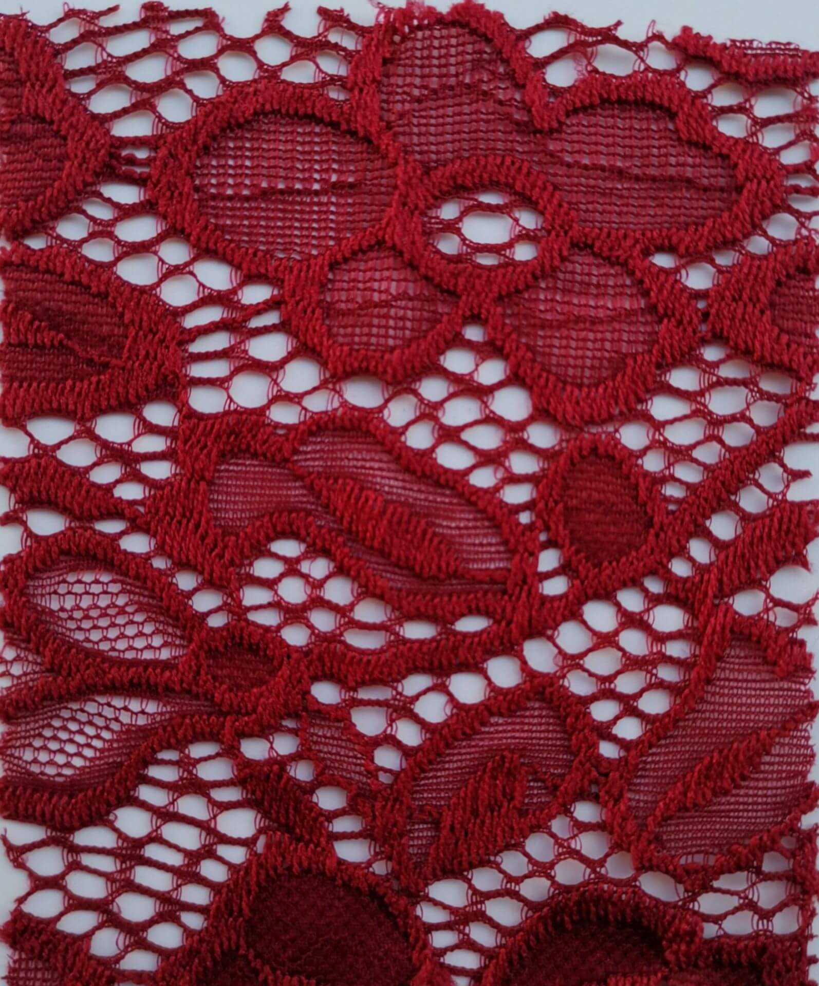 Lace Fabric Cutwork Nylon Warp Knit Wholesale Supplier 15